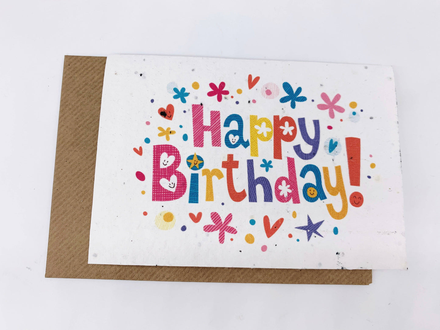 Happy Birthday Colourful - Plantable Greetings Card