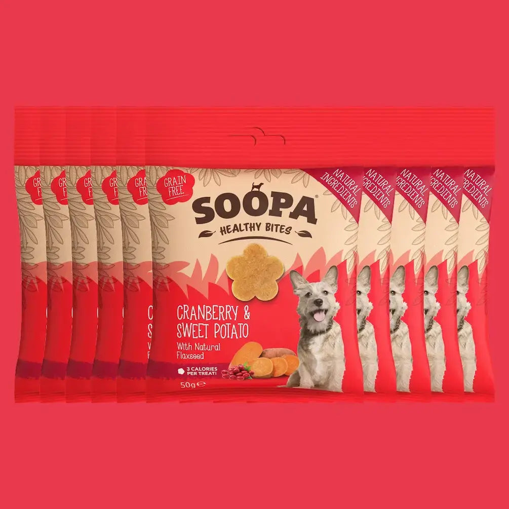 Soopa Cranberry & Sweet Potato Dog Treats