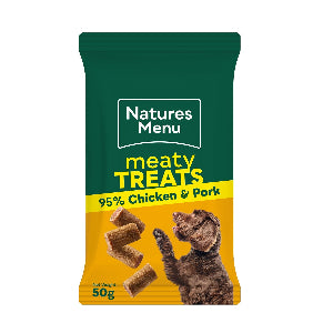 Natures Menu Meaty Treats Chicken and Pork 100g