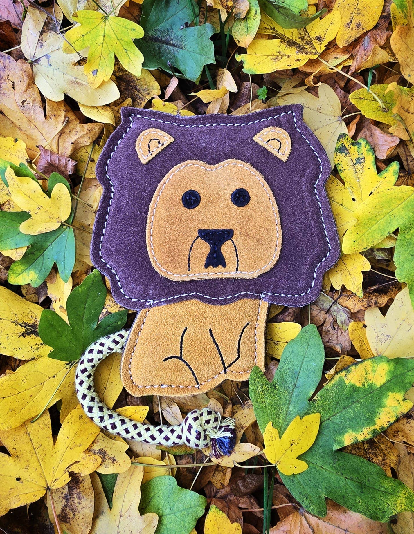 Aurora Paws - Howard the Lion shaped Tough Eco Dog Toy