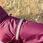 Luxe Waterproof Dog Coat 0g - Burgundy
