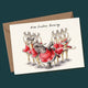 Nine Ladies Dancing Card - Christmas Card - Holiday Card
