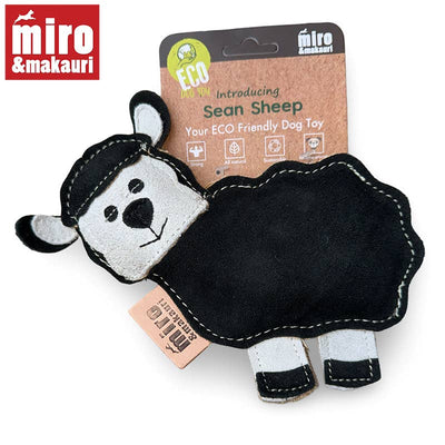 Sean Sheep- Eco Leather Dog Toy