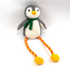 Ropee Long Legs Pebble the Penguin Dog Toy