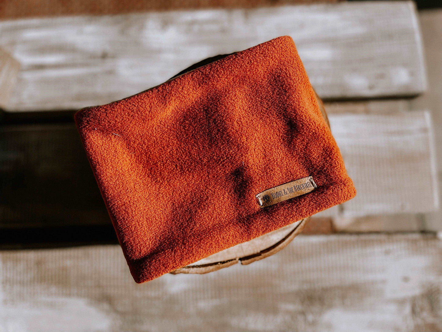 Bodhi & The Birchtree - Bodhi & The Birchtree Burnt Orange Fleece Snood