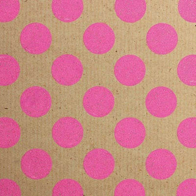 Neon Kraft Glitter Rollwrap