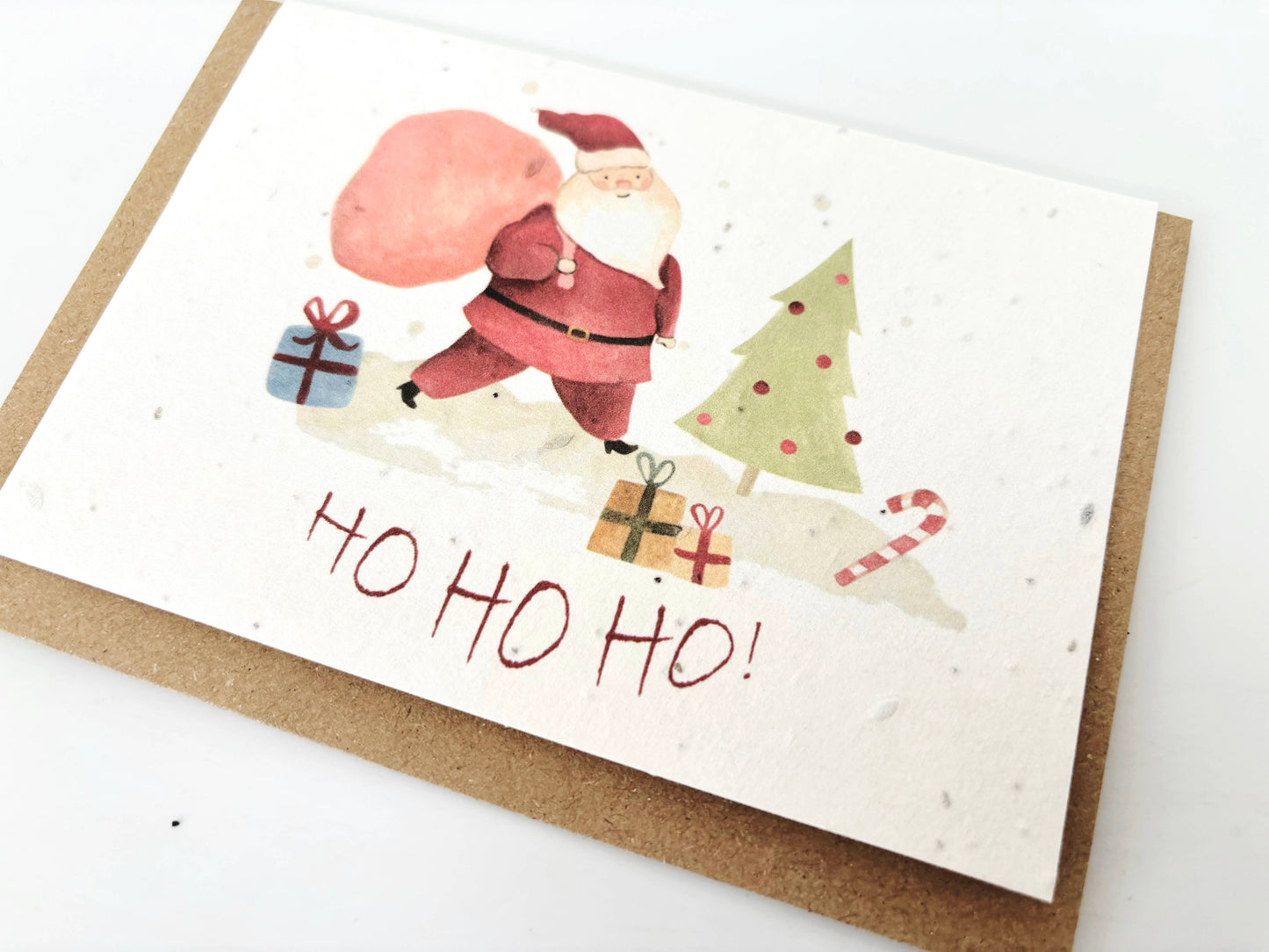 PlanetWrapIt - Ho Ho Ho - Plantable Seed Christmas Card