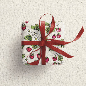 Wild Strawberry Wrapping Paper