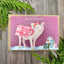 Christmas Pig | Eco Friendly Art Card Cute Colourful Funny