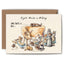 Eight Maids a-Milking - Christmas Card - Holiday Card