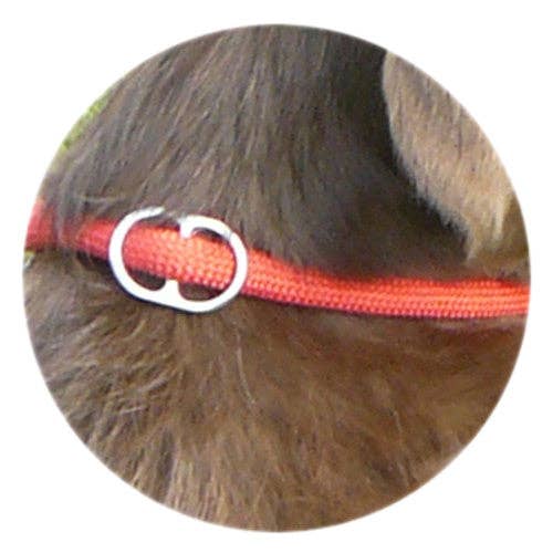 Miro & Makauri  "REGULAR GRIP"  - Slip Dog Lead with Figure: Black 13mm x 120cm