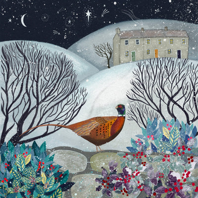 Glitter and Earth - Winter pheasant 