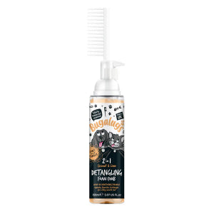 Bugalugs 2 in 1 Coconut & Lime Detangling Foam Comb