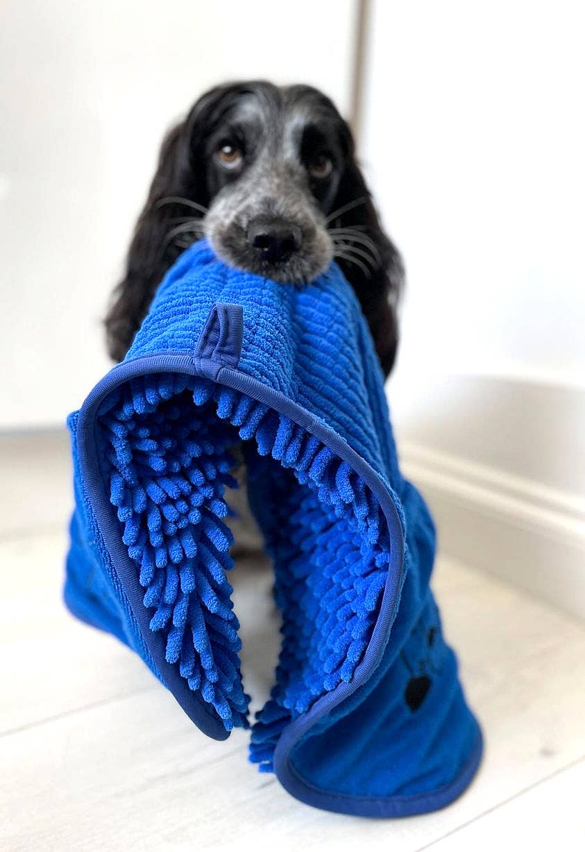 Pet Wiz - Microfibre Noodle / Chenille Dog Towel