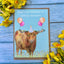 Highland Cow Birthday | Eco Friendly Card Cute Colourful
