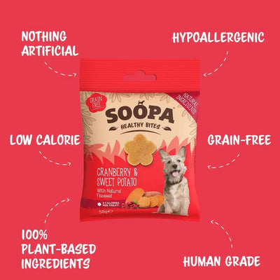 Soopa Cranberry & Sweet Potato Dog Treats