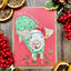 Pig in a blanket Christmas Eco Friendly Art Card cute blank