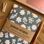 Green Floral Handmade A6 Size Notebook