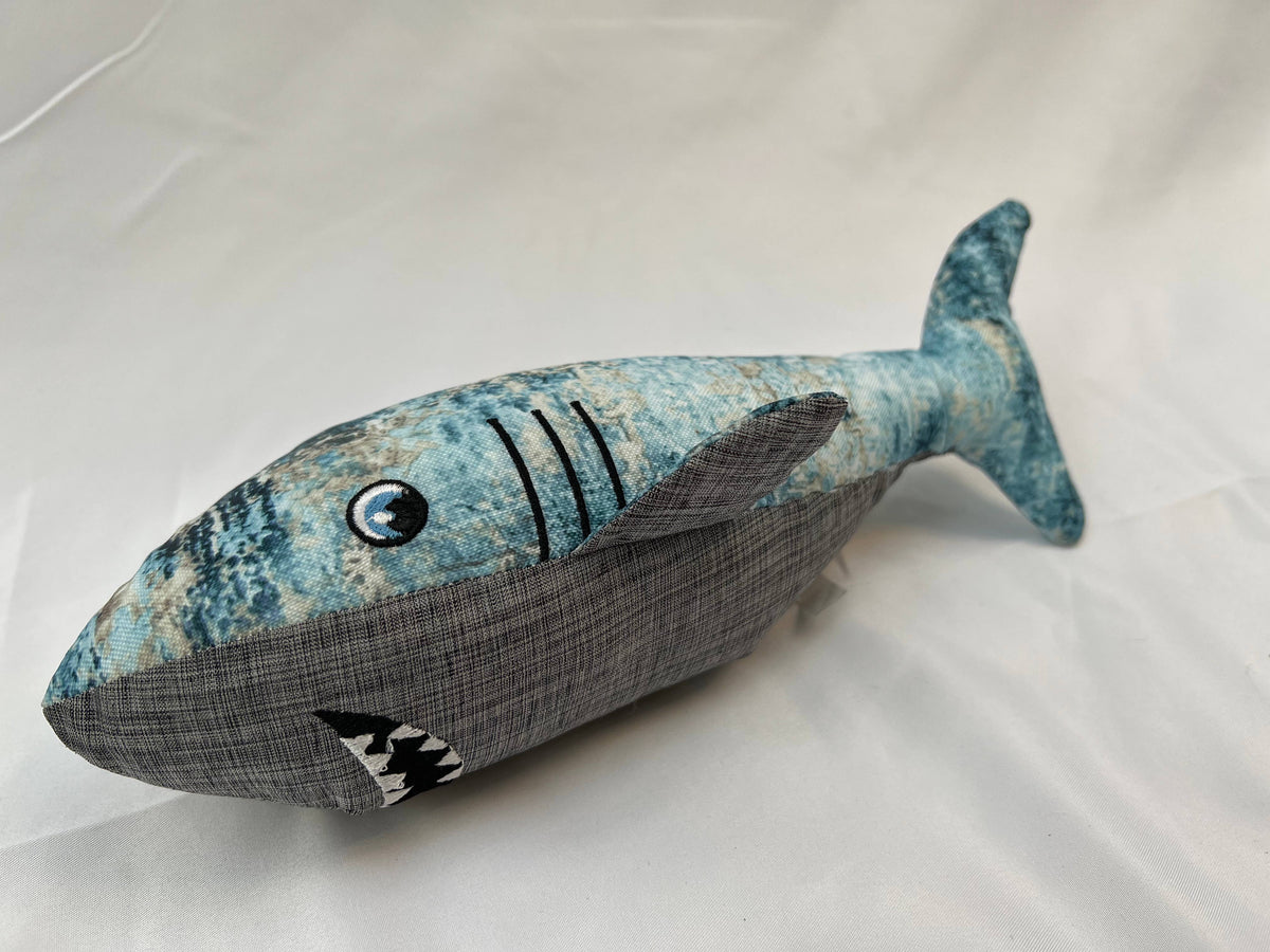Eco Conscious Shark Dog Toy