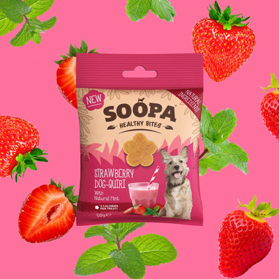 Soopa Strawberry Dog-Quiri Dog Treats