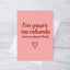 Highgrove Cards - Funny Valentines Card