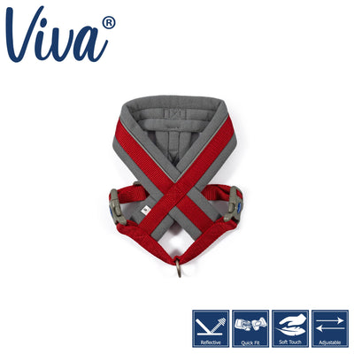 Viva Padded Harness Red: Small