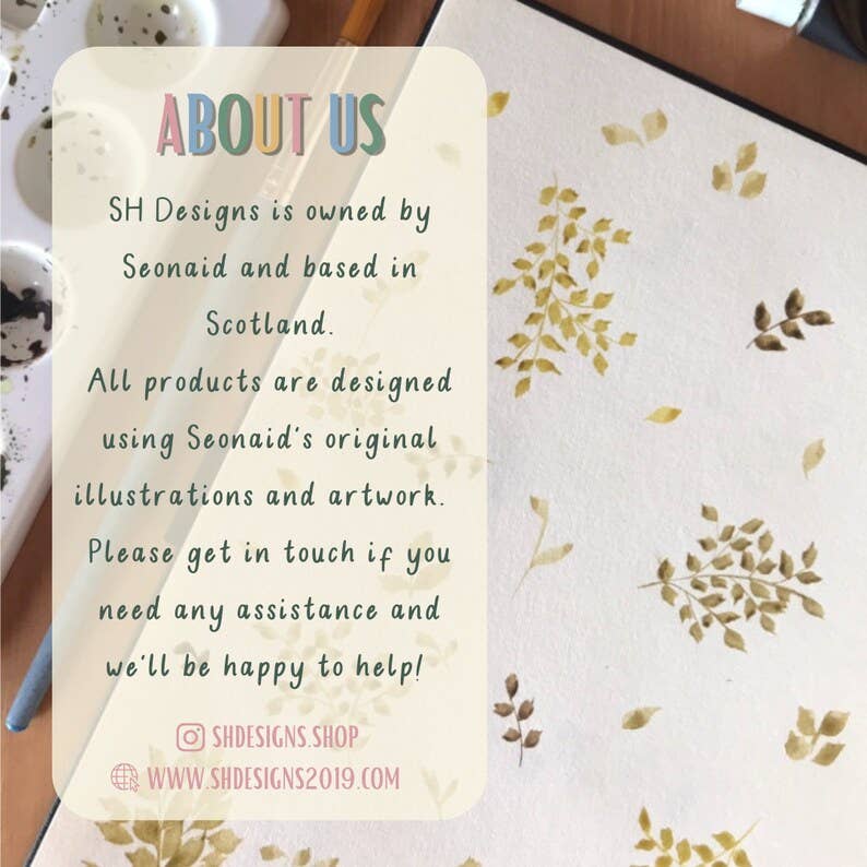 Bright Floral Handmade A6 Size Notebook
