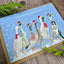 Christmas Ducks | Eco Friendly Art Card cute colourful Funny