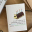 Caterpillar Cake - Humorous Greetings Card