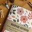 Autumn Floral Handmade A6 Size Notebook