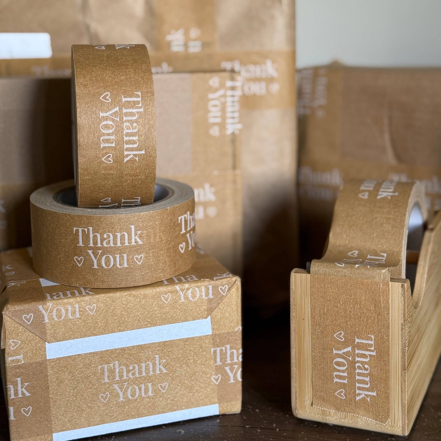 Cascayde - Thank You Small Business Packaging Paper Tape 48mm