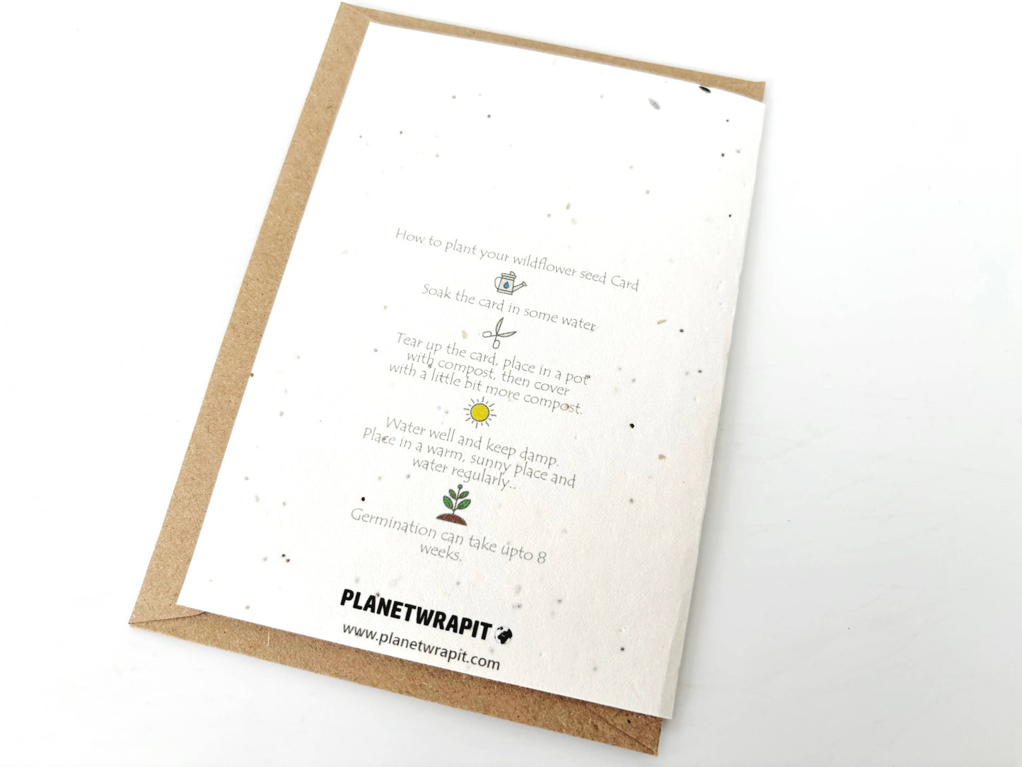 PlanetWrapIt - Christmas Snowman - Plantable Seed Christmas Card