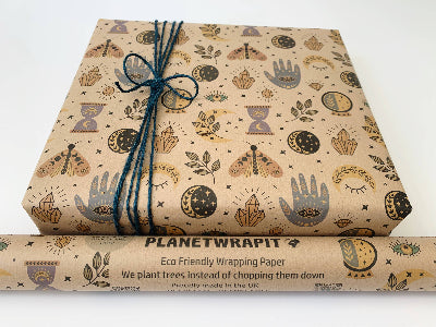 Spellbound Recycled Kraft Wrapping Paper Gift Wrap