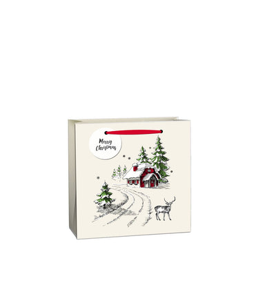 Eco-friendly FSC™ sustainable Vintage Christmas Gift Bags