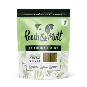 Pooch & Mutt Superfood Dental Sticks for Dogs