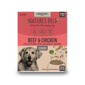 Natures Deli GF Beef & Chicken Senior 395g