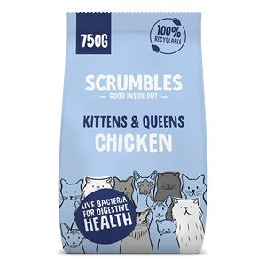 Scrumbles Dry Cat Food Kitten Chicken
