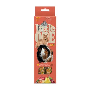 Little One Sticks for Guinea pigs, Rabbits and Chinchillas with fruit, 2x60g