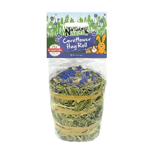 Natural Nibbles Cornflower Timothy Hay Roll 100g
