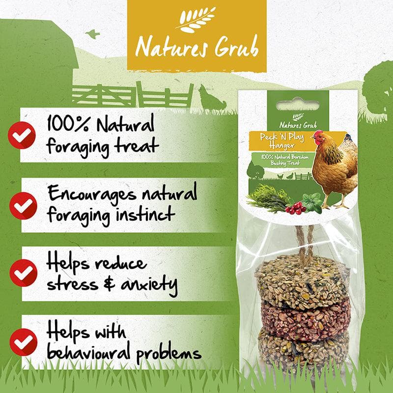 Natures Grub Peck 'n Play Hanger