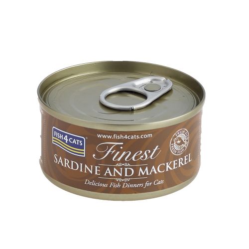 Fish4Cats Finest Sardine With Mackerel 70g