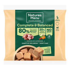 Natures Menu 80% Farm reared Goose and Turkey Nuggets